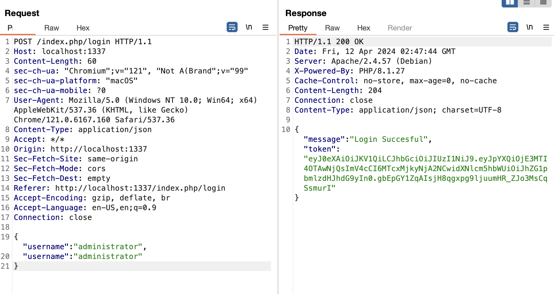 Insomnia Burpsuite