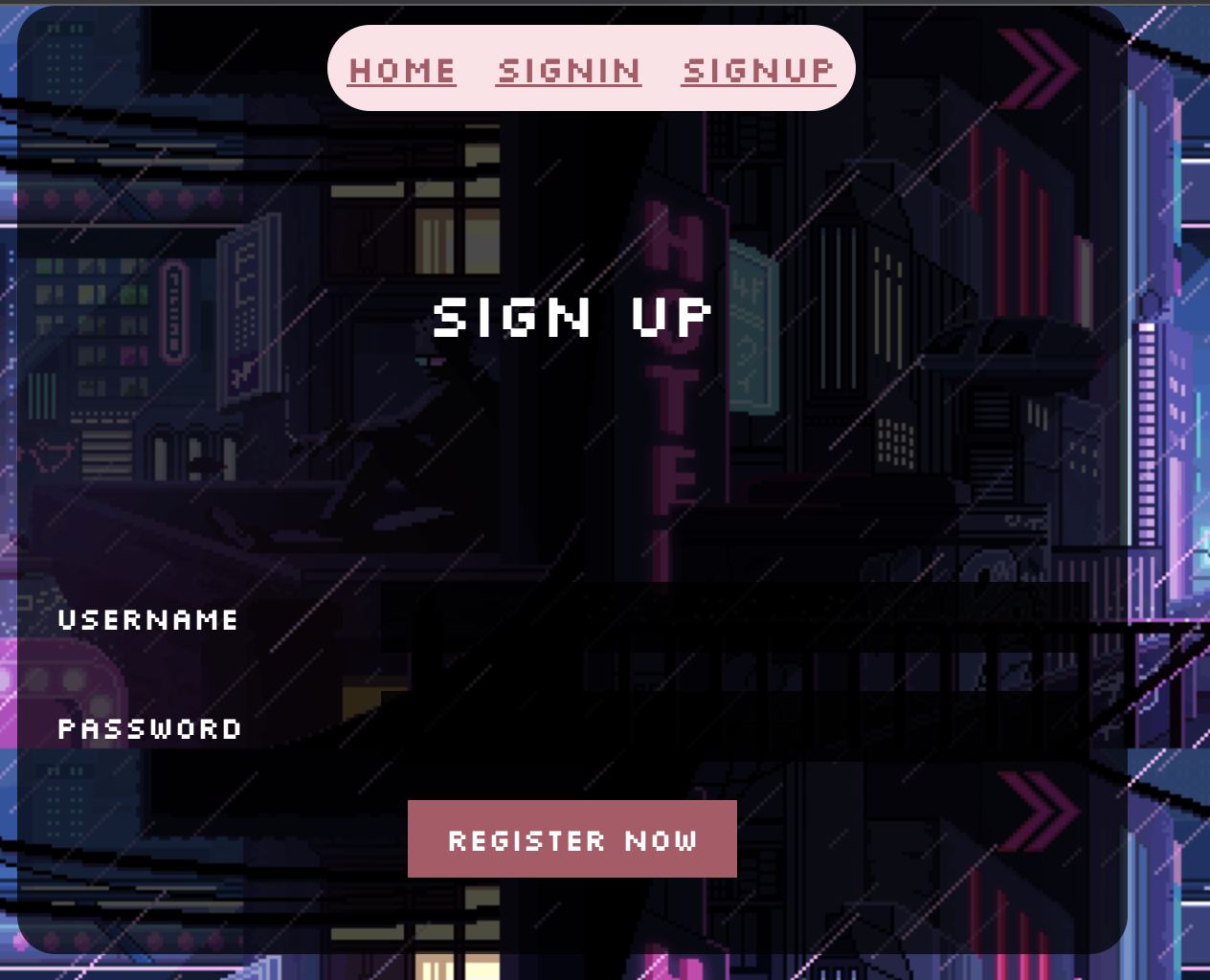 Insomia Signup Page
